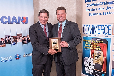 Michael McBride Accepts CIANJ Best Practices Award