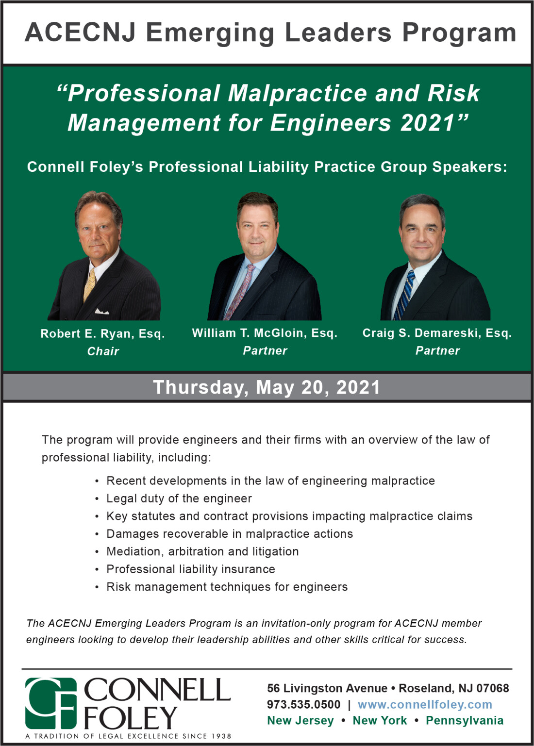 ACENJ 2021 Flyer