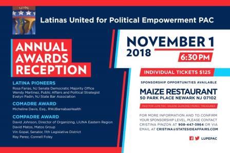 LUPEPAC 2018 Annual Awards Reception invite