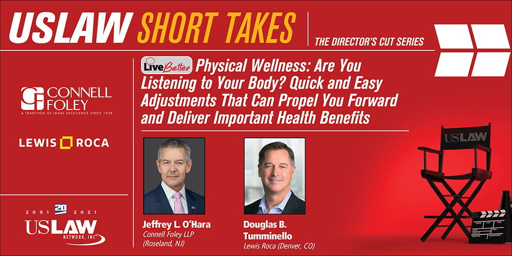 Jeffrey O'Hara USLAW Video Physical Wellness