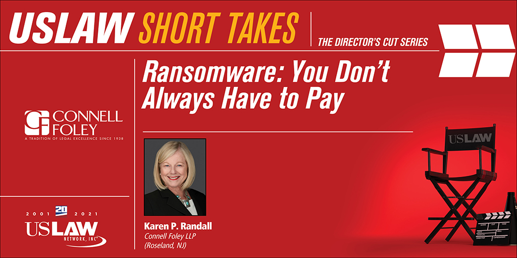 Karen Randall Presents USLAW Video on Ransomware
